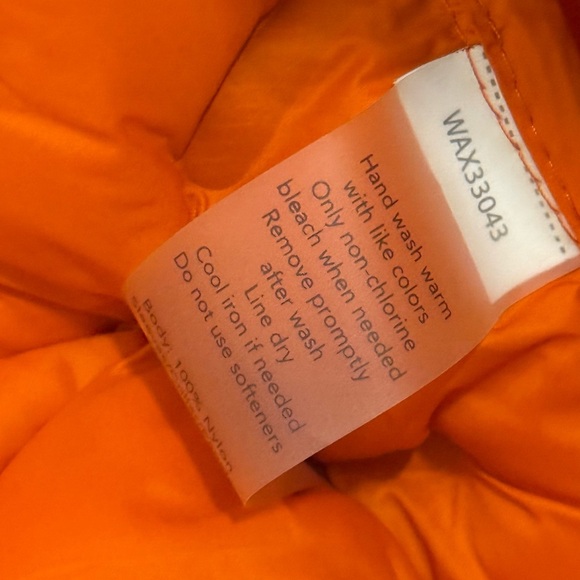 CALIA by Carrie Underwood Orange Puffer Jacket with Quilted Design for Running - Picture 16 of 16